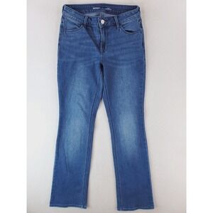 Old Navy‎ Jeans Womens 2 Blue Wow Bootcut Mid Rise Stretch Denim Pants Y2K
